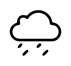 Leichter Regenschauer